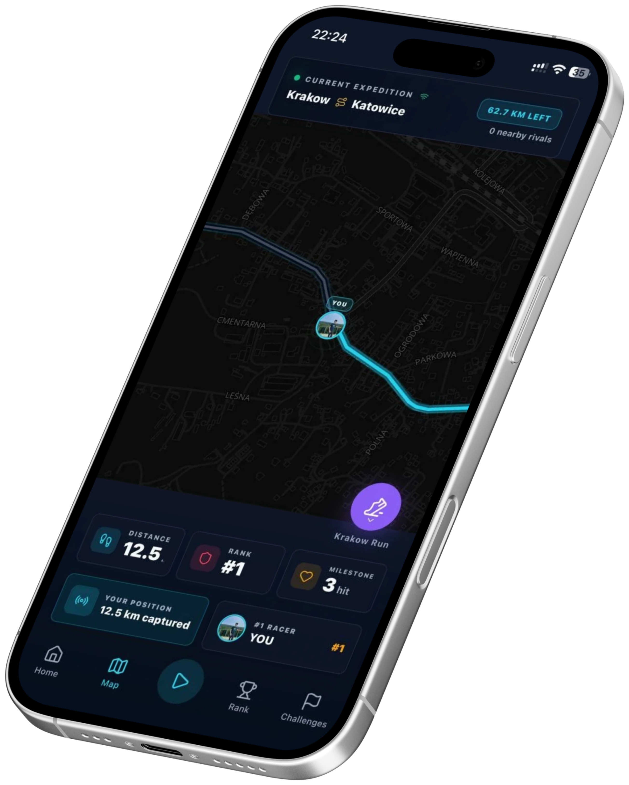 DerbyOn Live GPS Tracking