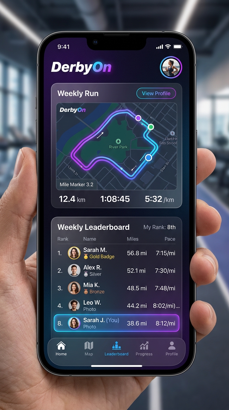DerbyOn App Interface